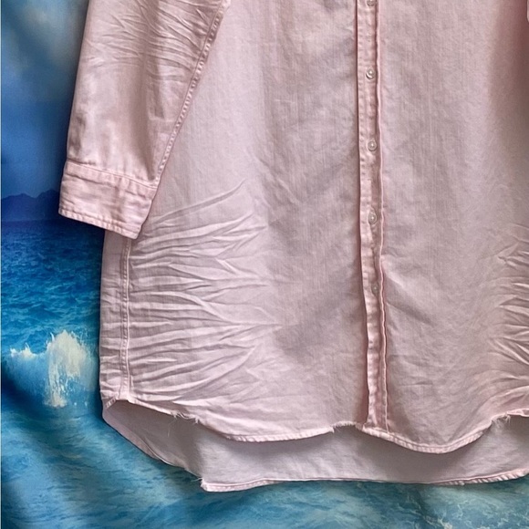 Frank & Eileen Famous Denim MARY Classic Shirtdress Size: L Ballet - Picture 7 of 16